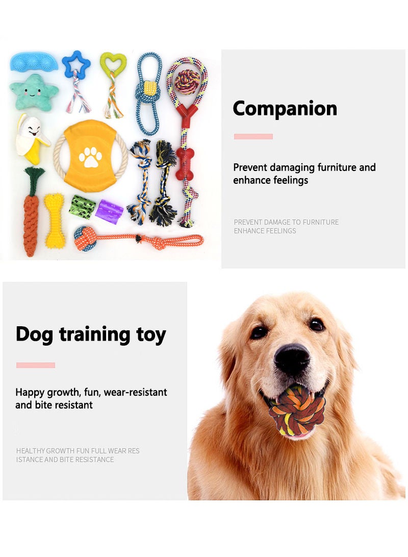 Kidle 16 Piece Pet Toy Dog Toy Set - Image 4