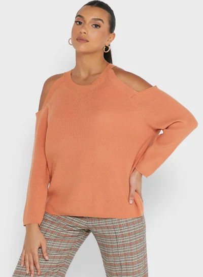 Ginger Sweater With Cold Shoulder
