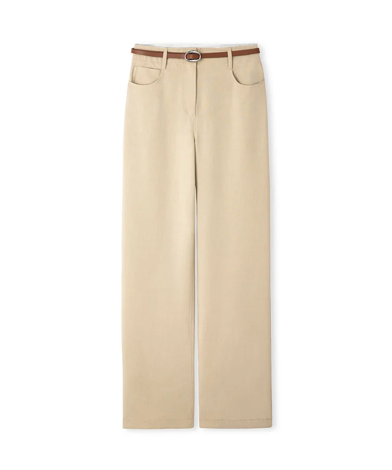 Ipekyol  Belted Straight Trousers for Women | Best Price UAE
