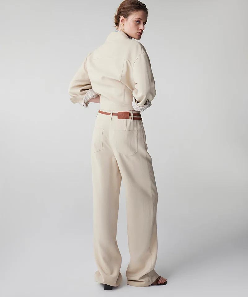 Ipekyol  Belted Straight Trousers for Women | Best Price UAE