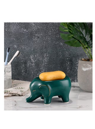 Ceramic Elephant Soap Dish Holder, Self Draining Soap Container Holder, Lovely Animal Drainable Soap Tray for Bathroom Sink Tub, Kitchen - pzsku/Z9A673C2D9697D9D17BEDZ/45/_/1717463604/8b74c32b-481b-4f3d-812b-6d5e1016b737