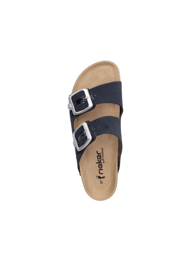 rieker صنادل ريكير النسائية الكاجوال 69850-14 أريزونا زرقاء 116-1125 - Image 1