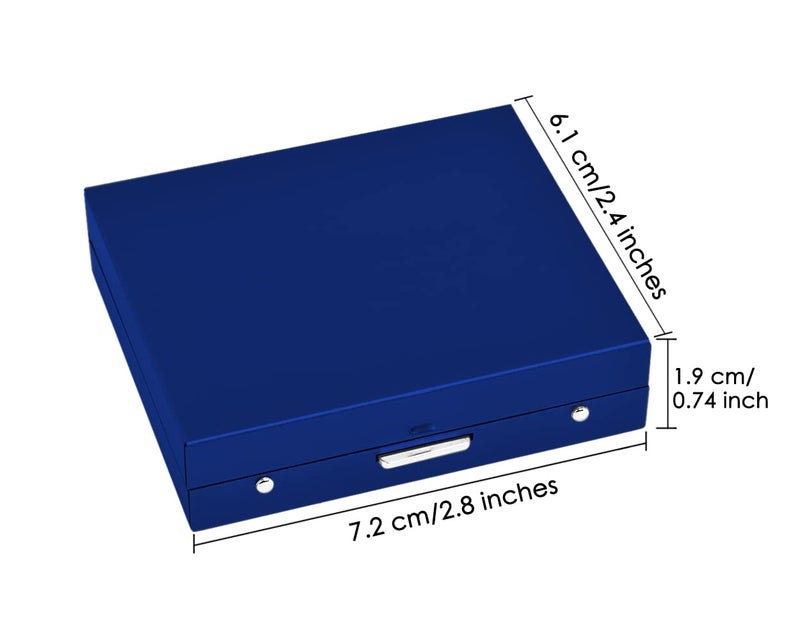 DS.DISTINCTIVE STYLE Aluminum Alloy Dice 5 Pieces 16mm Portable Metal Dices with Case 6 Sided Dice for Party Game - Image 3