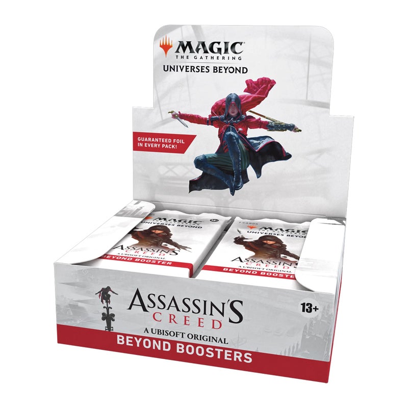 Magic the Gathering Magic: The Gathering - Assassin’s Creed Beyond Booster Box | 24 Beyond Boosters (7 Cards in Each Pack) | Collectible Trading Card Game for Ages 13+ - Image 1
