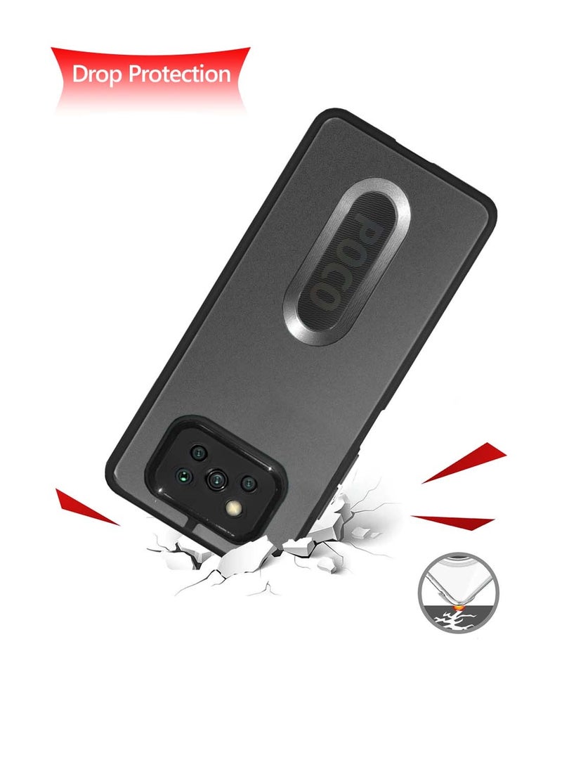 Wtech Xiaomi Poco X3 4G 2021 / Poco X3 Pro 4G 2020 Soft Transparent TPU Silicone Ultra Thin Phone Stylish Electroplated Camera Border Back Case Cover - Black - Image 4