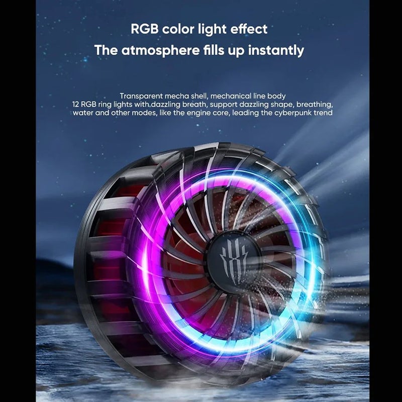 نوبيا ملحقات ألعاب Nubia RedMagic Cooler 4 Pro - أسود - Image 2