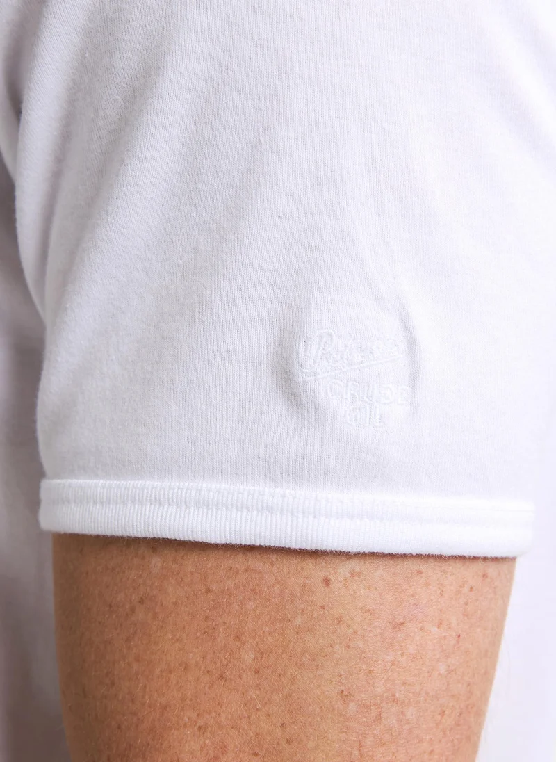 بترول اندستريز Men T-Shirt Body Fit SS
