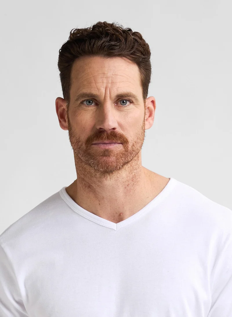 Petrol Industries Bright White Men T-Shirt Body Fit SS for Men | Best Price UAE