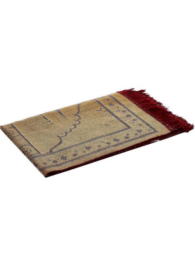 ALSAQER Turkey Muslim Prayer Mat, Musalla, Islamic Prayer Mat, Muslim Prayer Rug, Premium Design and Quality, Made in Turkey, Soft Touch with Cotton Padded Back (Multicolours) - Image 5