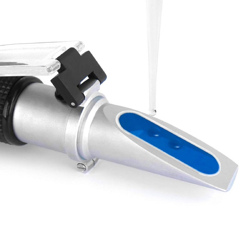 TRZ Refractometer 0-90% Brix Hand held Refractometer to Determine The Sugar Content of Honey Vegetable Oil Syrup Molasses with ATC Function - Image 4