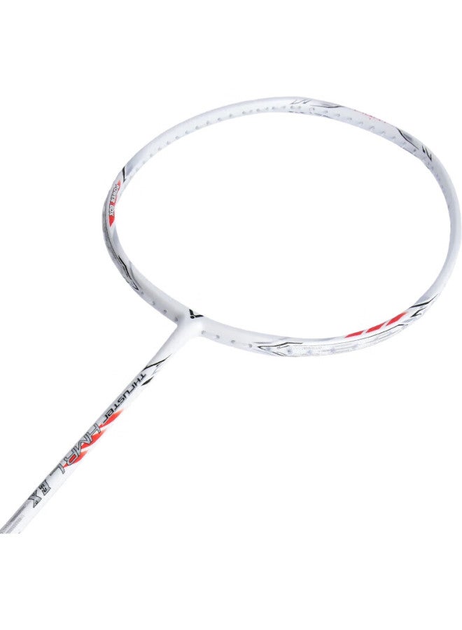 Victor Badminton Racket, Victory Iron Hammer Carbon Fiber Single Racket, Tk-Hmrl Floral White, 5U, Pre-Strung, 24 Pounds - Image 3