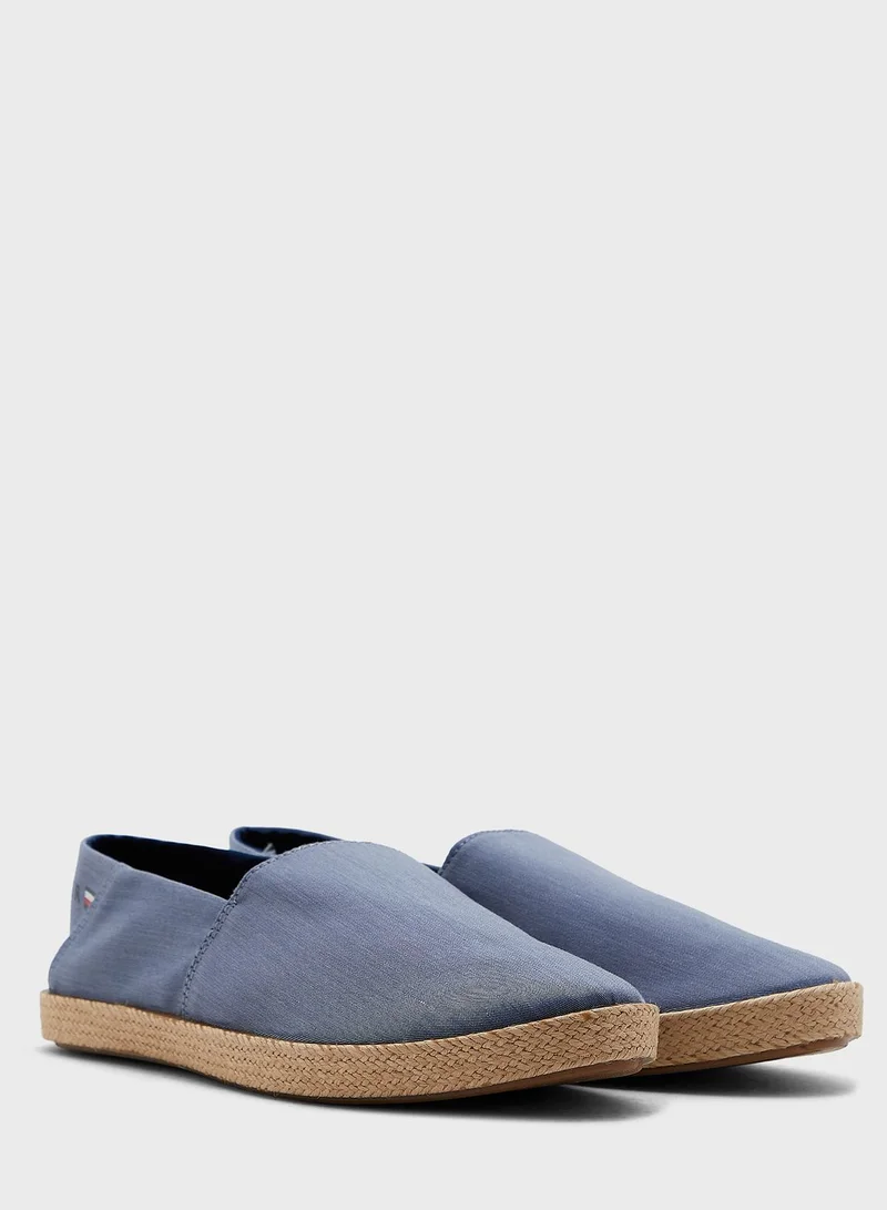 TOMMY HILFIGER Chambray Slip On Casual Slip Ons