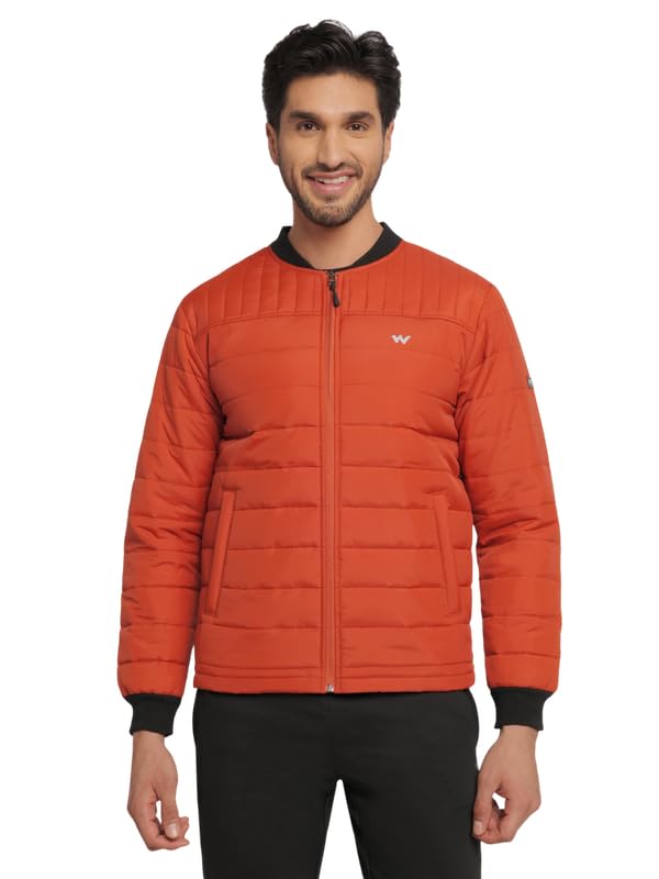 Wildcraft Men Polyester Standard Length Stylish 516_ Husky Rider Winter Jacket Full Sleeve (L,Rust) - Image 1