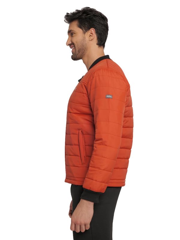 Wildcraft Men Polyester Standard Length Stylish 516_ Husky Rider Winter Jacket Full Sleeve (L,Rust) - Image 4