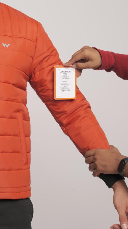 Wildcraft Men Polyester Standard Length Stylish 516_ Husky Rider Winter Jacket Full Sleeve (L,Rust) - Image 3