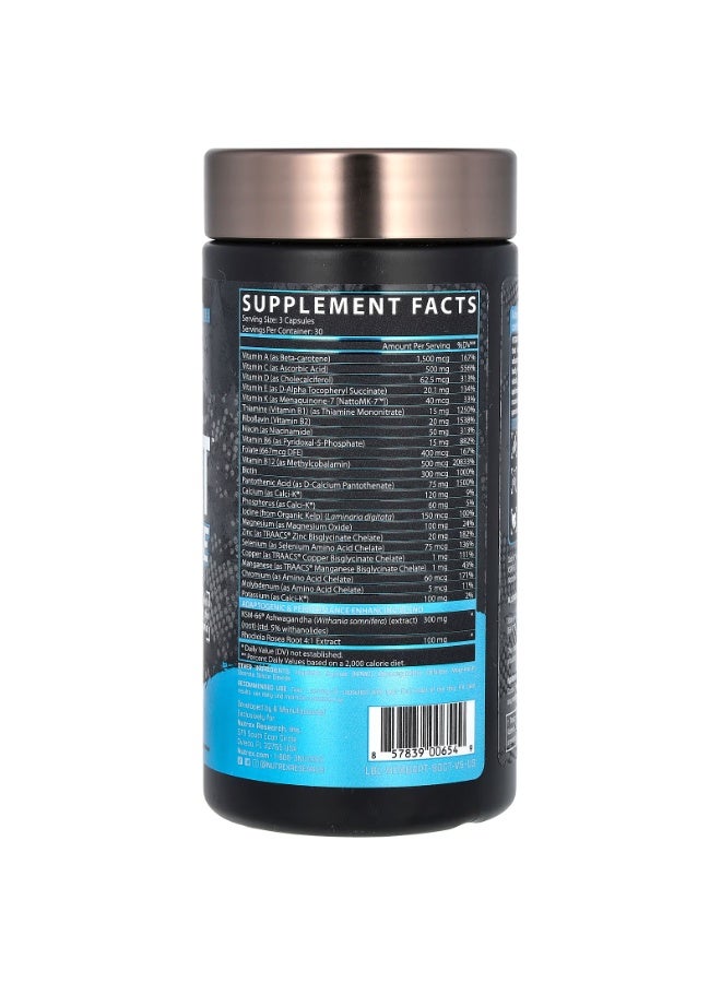 Nutrex Research, Vitadapt Complete, Premium Sports Multivitamin, 90 Capsules - Image 2