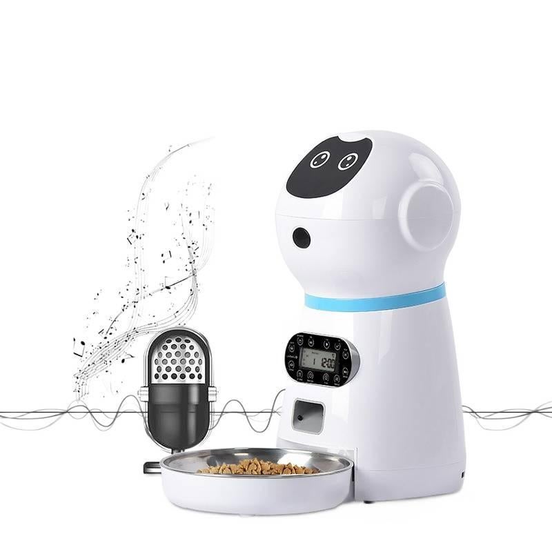 Automatic Feeder Pet Bowl Stainless Steel with Pet Food Bowl Routine Feeding Home Feeding Accessory - Image 3