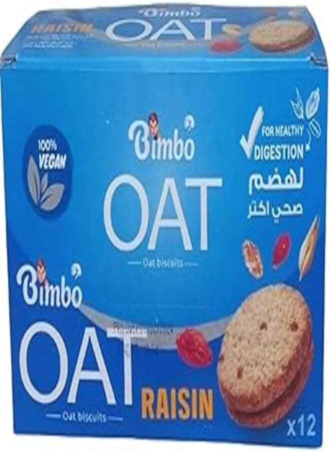 Bimbo - Corona Bimbo Oats Biscuits With Raisins 12 Pieces - Image 1