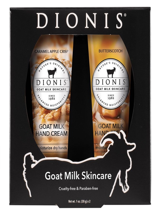 Dionis Goat Milk Hand Cream Gift Set, Apple Butterscotch, 1 oz, 2 Pack - Image 1