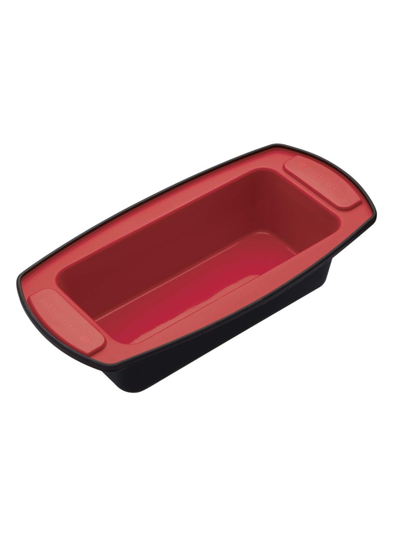 KitchenCraft Masterclass Smart Silicone Flexible Loaf Pan 22X10Cm (8½"X7"), Sleeved - Image 1