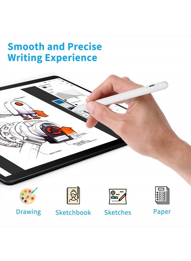 Edivia Acer Chromebook Spin 15 Stylus Pen, Active Stylist Pen for Acer Chromebook Spin 15 2-in-1 Convertible Digital Capacitive Pens High Precision with Ultra Fine Tip,Touch-Control and Rechargeable,White - Image 3