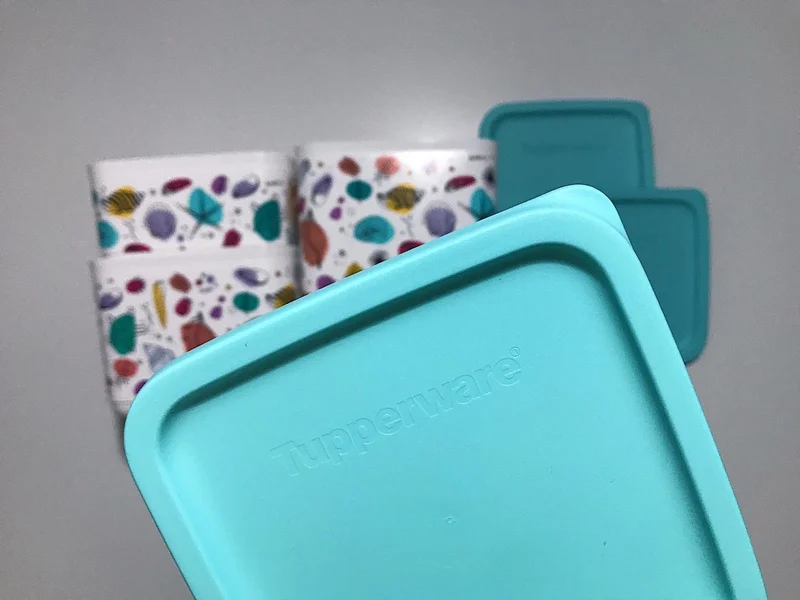 Tupperware Cubic Series Storage Set of 3