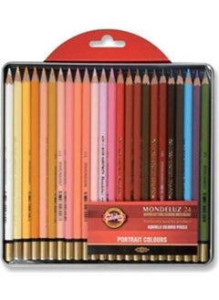 3724-024P Mondeluz Aquarell Crayons Portrait Shades Metal Box of 24 - pzsku/Z9A683FF97BAF40F21C9FZ/45/_/1725792993/2ad763cf-73c2-473f-997f-c957faae8486