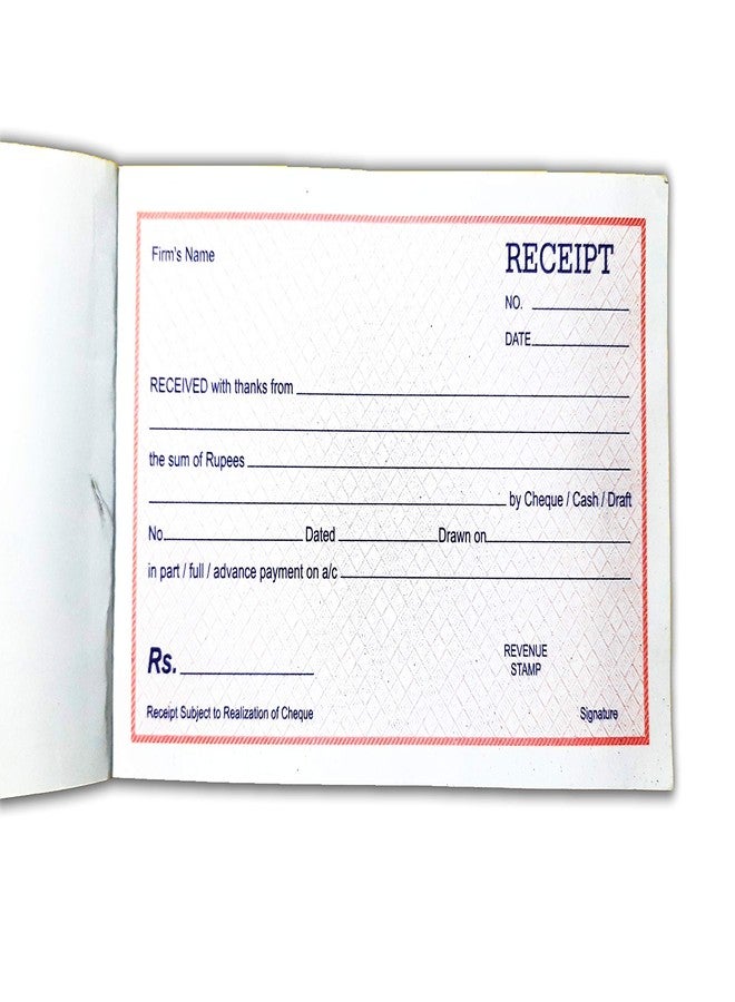 LRS Cash Receipt Book - 50 Sheets (Pack of 3) - Image 1