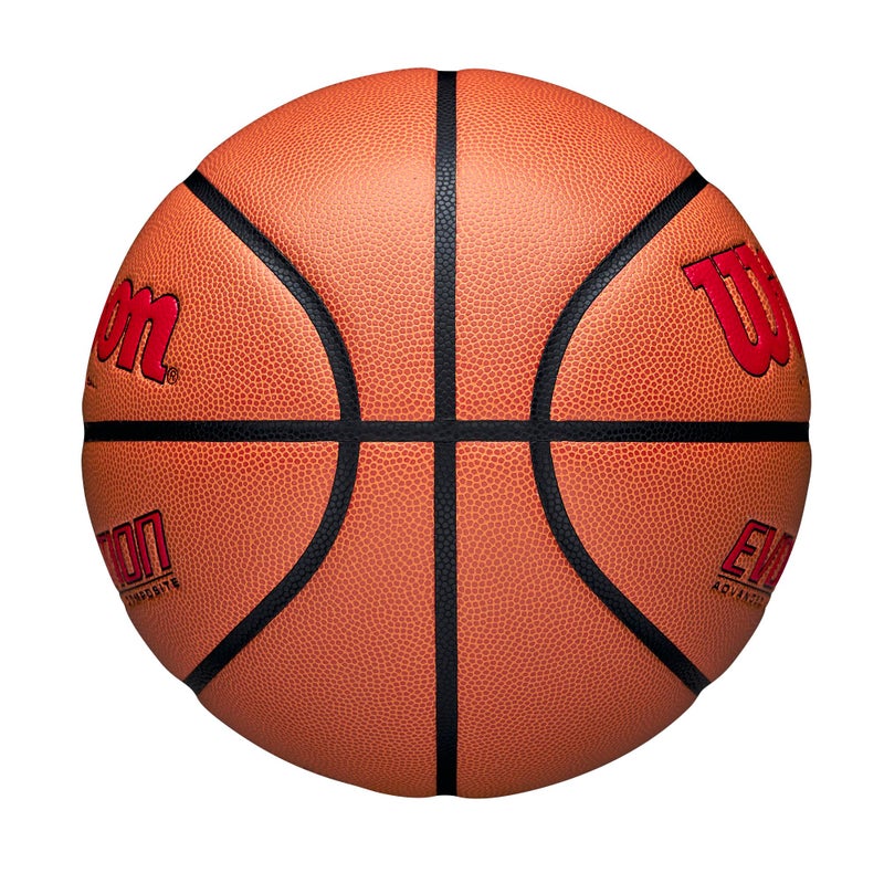 WILSON Evolution Indoor Game Basketball, Scarlet, Size 7-29.5" - Image 3