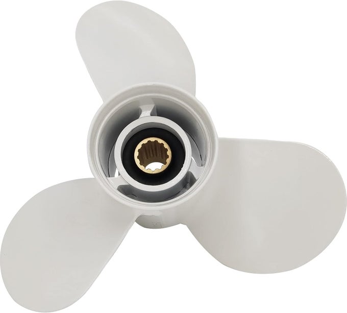 11Ã—15-G Aluminum Boat Propeller for Yamaha Outboard Engines 25HP-60HP