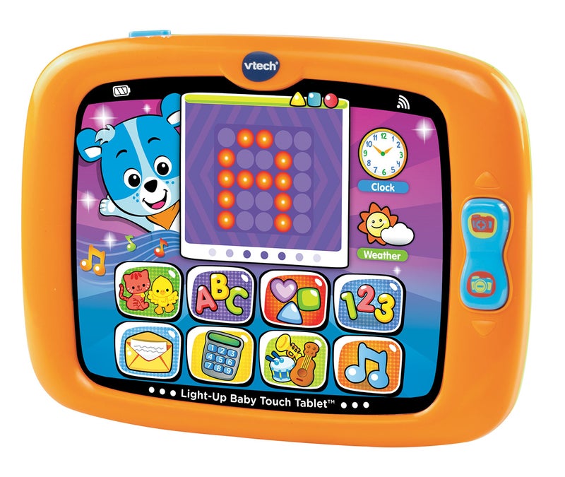 VTech Light-Up Baby Touch Tablet, Orange - Image 1
