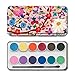 eeBoo Butterflies Watercolor Paint Set Easy to Close Portable Tin Set 12 Perfect for Watercolor Painting Paint Brush Included - Image 4