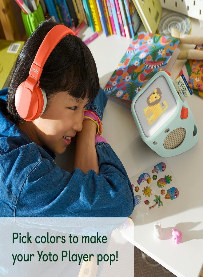 Yoto Adventure Jacket in Frog Soup Green (3rd Gen.) - Accessory for Kids Yoto Player, Fitted Protective Sleeve Case Carrier, Anti-Slip Silicone Skin Cover with Easy-to-Carry Handle - Image 2