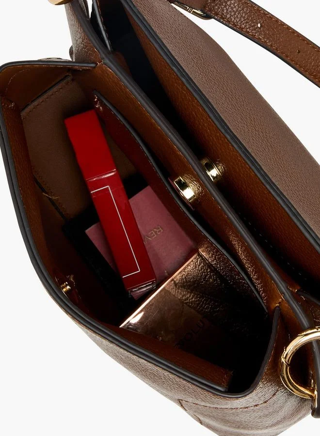 فلورا بيلا من شو إكسبرس حقيبة كتف صلبة بحزام قابل للتعديل