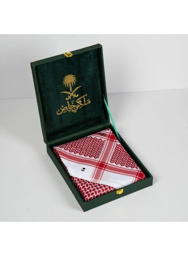 A special royal shemagh made from 100% natural cotton, presented in a gift-ready box - choose your size - Image 1