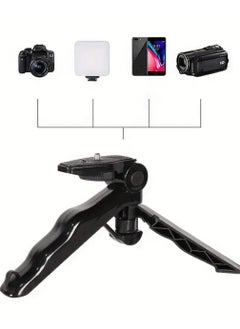 Generic Set of Mobile Phone Tripod with Light Ring Black  - Image 2
