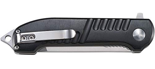 CRKT Razel GT Assisted Folding Pocket Knife: Everyday Carry, Stainless Steel Cleaver Blade with Satin Finish, Liner Lock, Black Aluminum Handle, Lanyard Hole 4031 Multi One Size - Image 5