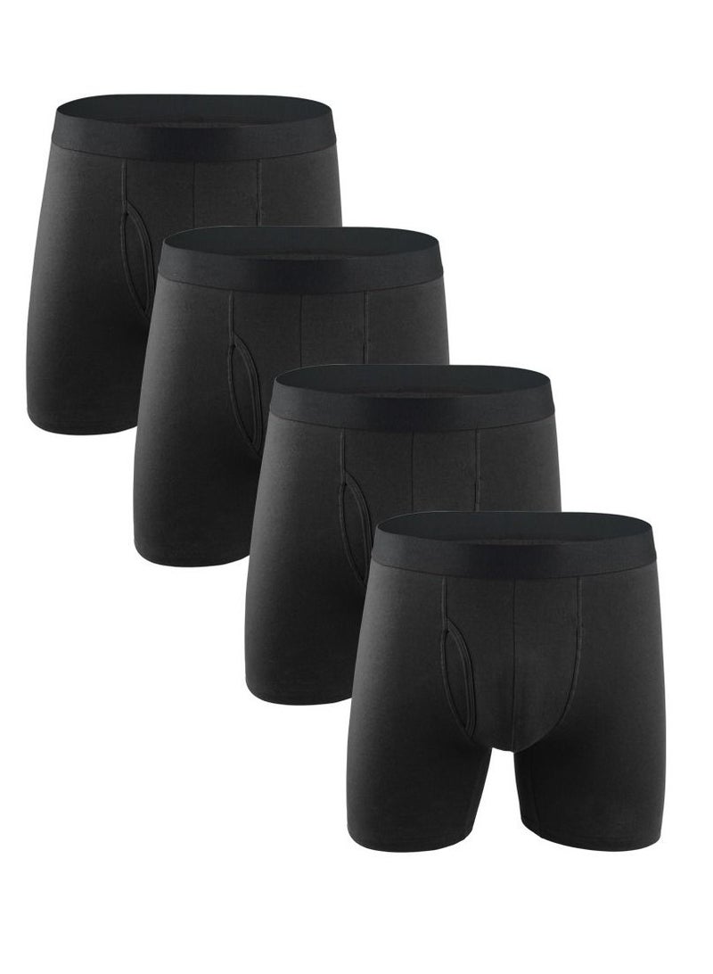 Loquat 4pcs Men Breathable Underwear Brief 