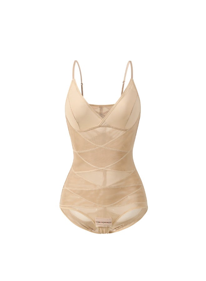 KUYING New Comfortable Skin Friendly Breathable Shaping Waist Cinching Jumpsuit - Image 1