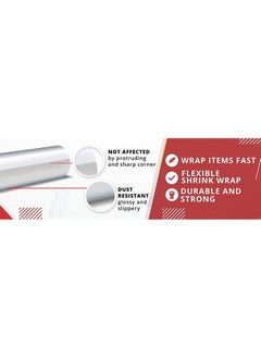 MARKQ [3 Rolls] Clear Stretch Film Wrap - 500mm Heavy Duty Plastic Shrink Wrap for Pallet Wrap, Packing, Moving and Packaging - Cling Wrap  - Image 3