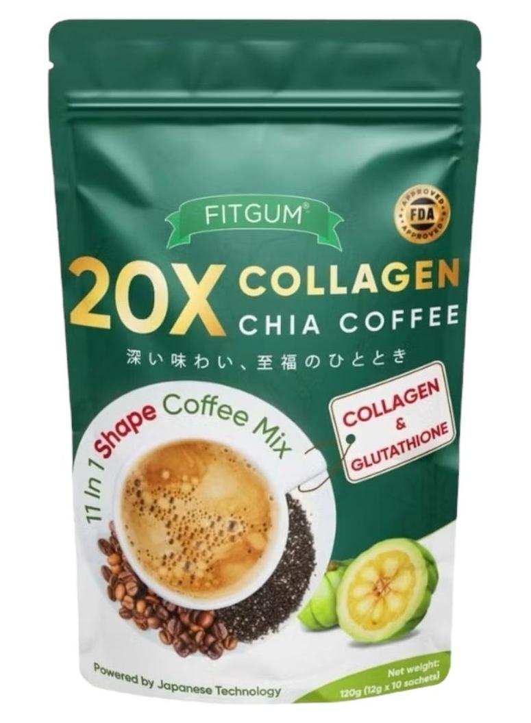 Collagen chai coffee 11in1 shape coffee mix
