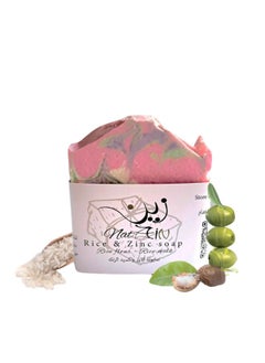 صابونة الارز بالزبد واكسيد الزنك،