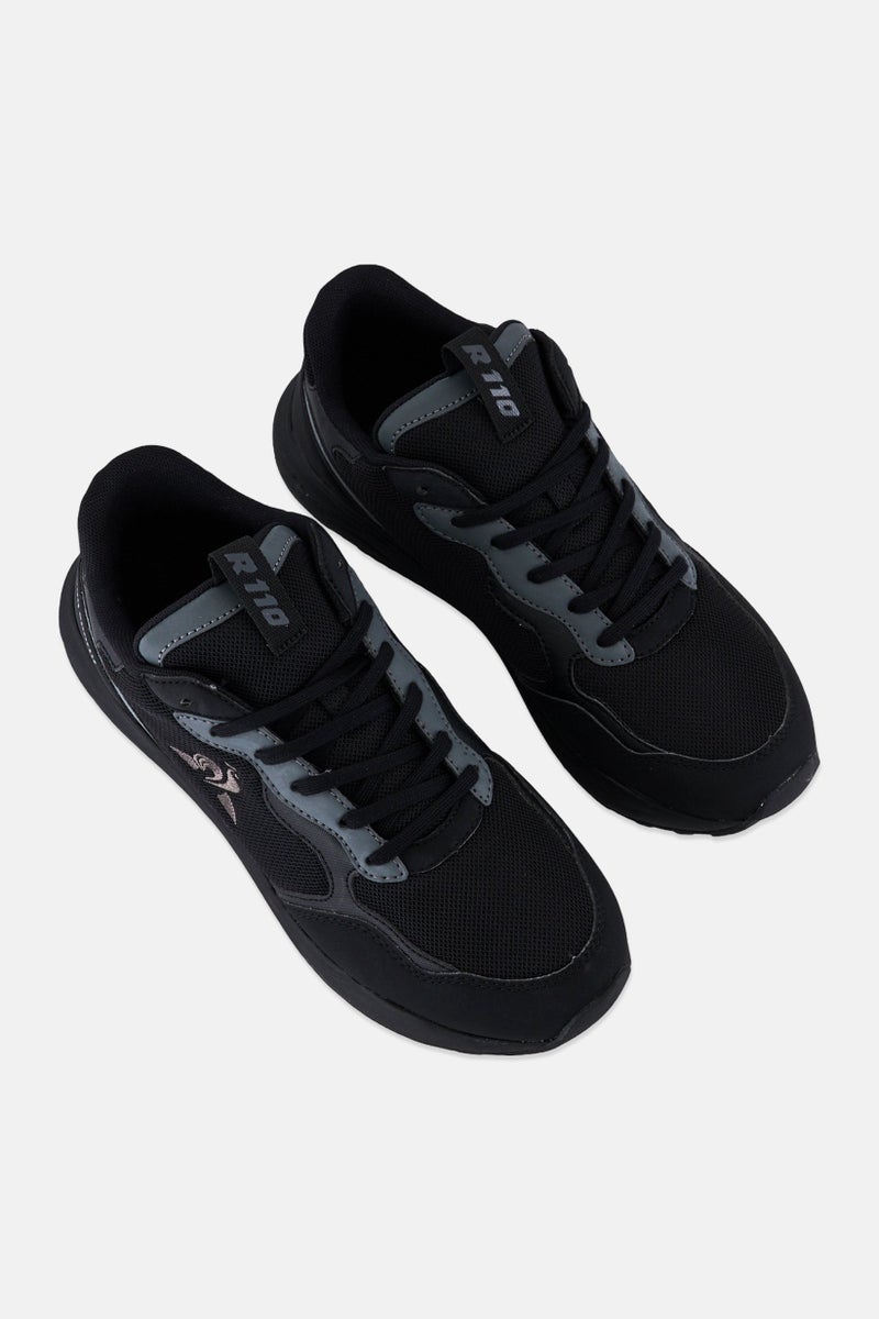 le coq sportif Men Lace Up Casual Shoes, Black  - Image 3