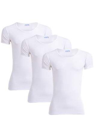 Bundle OF Three 100% Cotton Half Sleeve - White - pzsku/Z9A68EFC92390177EFAF4Z/45/_/1675233734/a89524bd-3881-4e9f-8dbd-1fca03458105