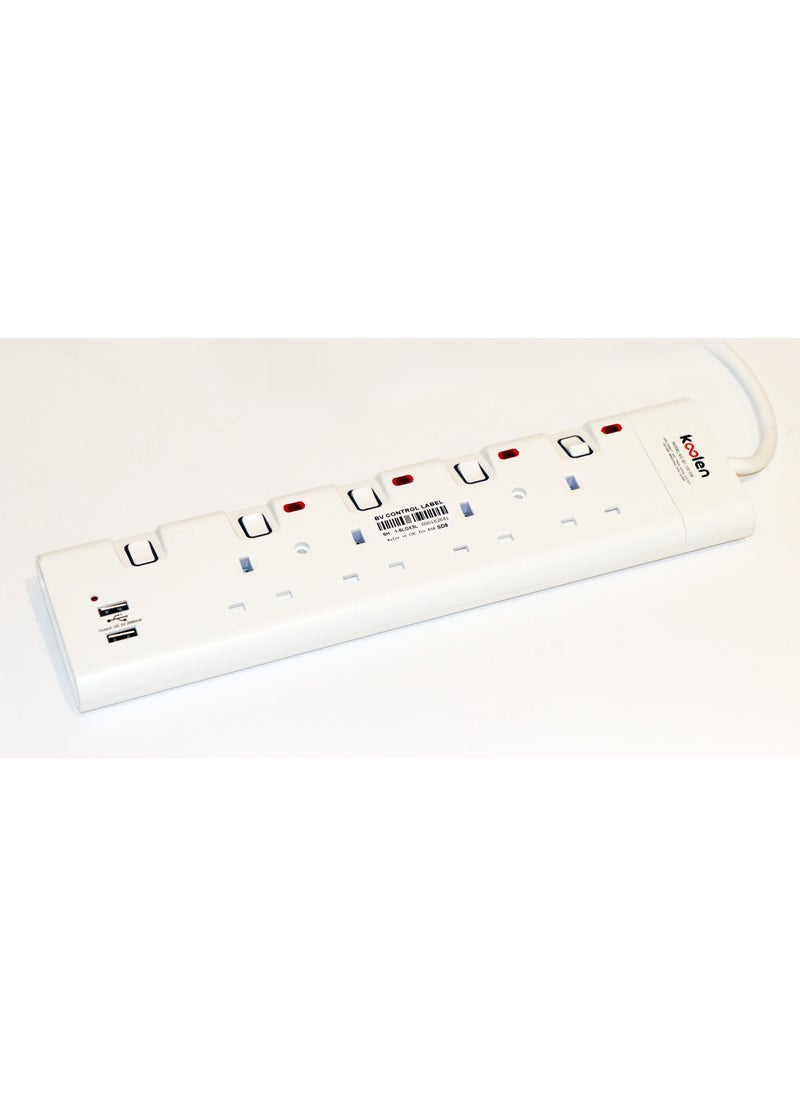 KOOLEN - Koolen Sockets 3M 3way with 2 USB - Image 1