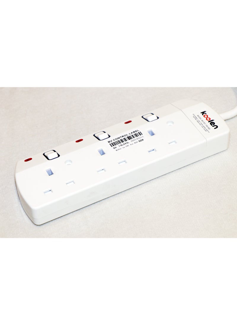 KOOLEN - Koolen Sockets 3M 3way with 2 USB - Image 1
