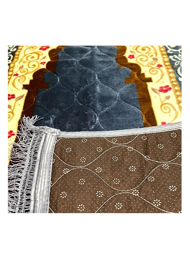 DeloPik Muslim Prayer Mat Rug, Islamic Prayer Mat - Ideal Gift for Ramadan & Special Occasions - Image 3