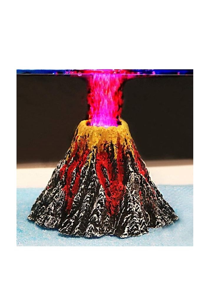 AS SEEN ON TV Aquarium Fish Tank Decoration Air Bubble Volcano Rock Oxygenates Water and Improves Circulation Multicolor Big  - Image 2
