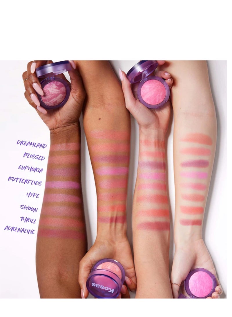 KOSAS Blush is Life Baked Dimensional + Brightening Blush- Butterflies, 4.5g - Image 3