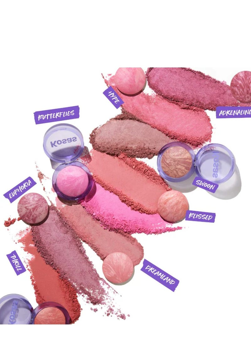 KOSAS Blush is Life Baked Dimensional + Brightening Blush- Butterflies, 4.5g - Image 4